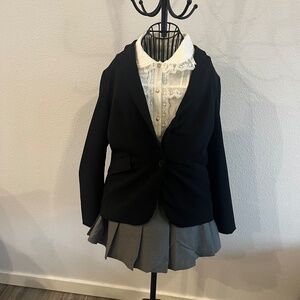 Express Black Blazer Single Button Size L